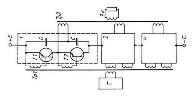 Схема ультразвукового генератора